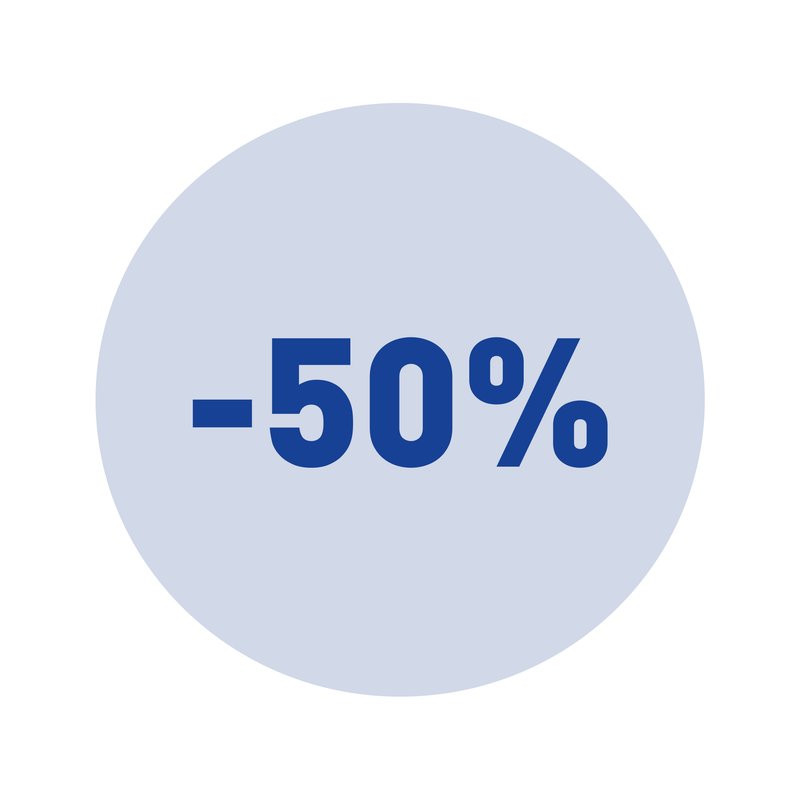 –50% Rabatt